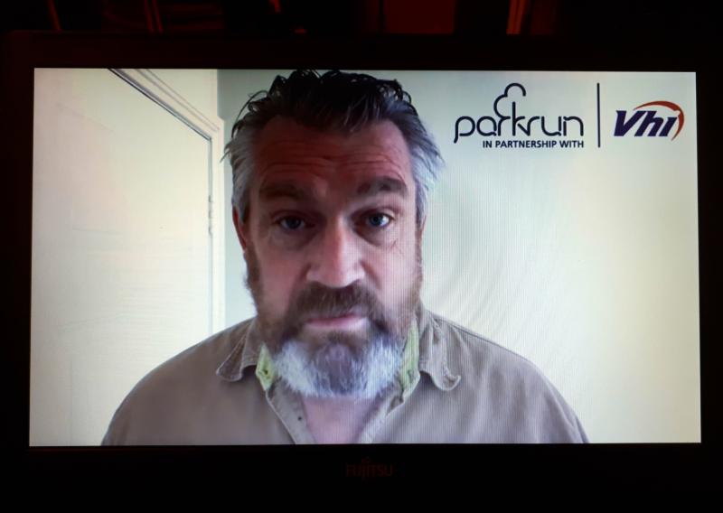 WATCH: Former world class athlete Seamus O'Rourke looks forward to cake at Longford parkrun 2nd birthday