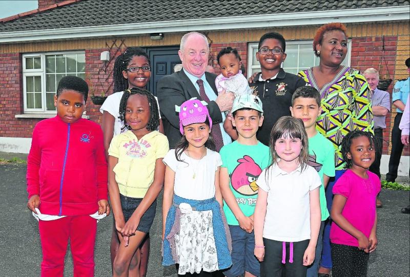 Minister Micheal Ring in Longford 
