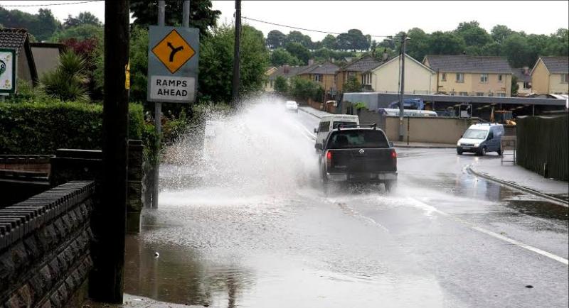 Flooding in Longford town 