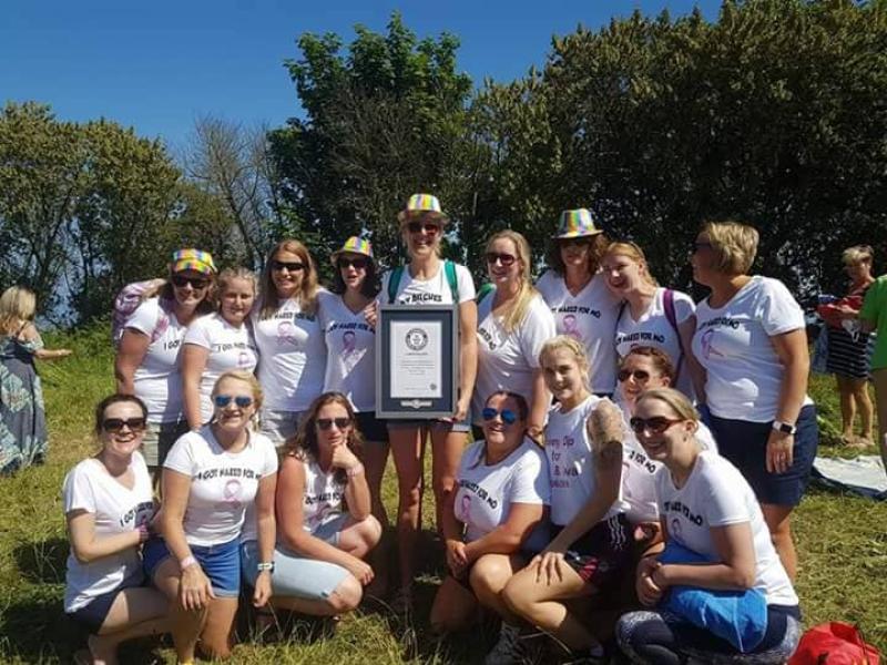 Longford women strip and dip for charity