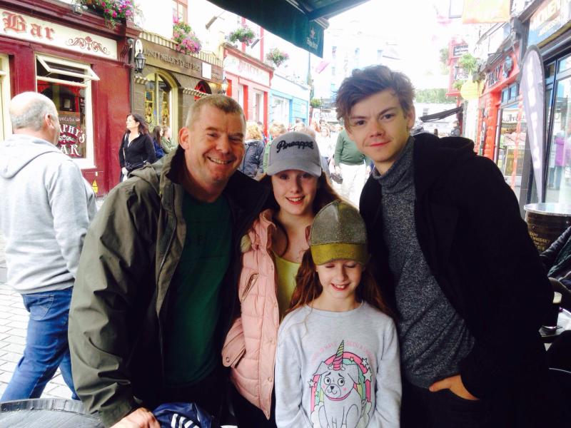 Longford family thrilled to meet Game of Thrones Thomas Brodie-Sangster