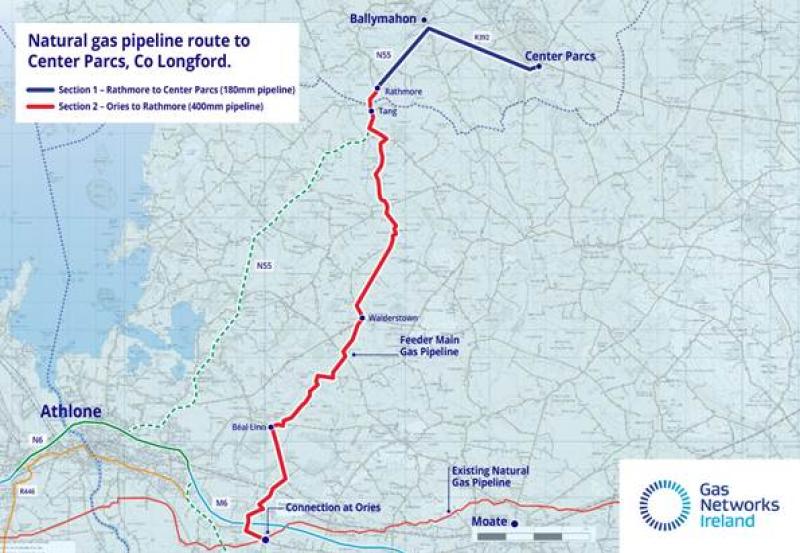 Phase 2 Works Begins on Natural Gas Pipeline to Center Parcs in Ballymahon