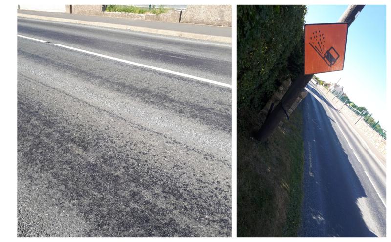 Road temperatures hit 55 degrees as Longford motorists contend with melting tar 