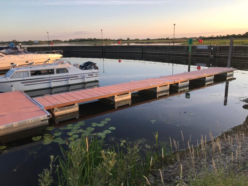 Boost for Longford tourism and angling as new moorings for fishing boats installed