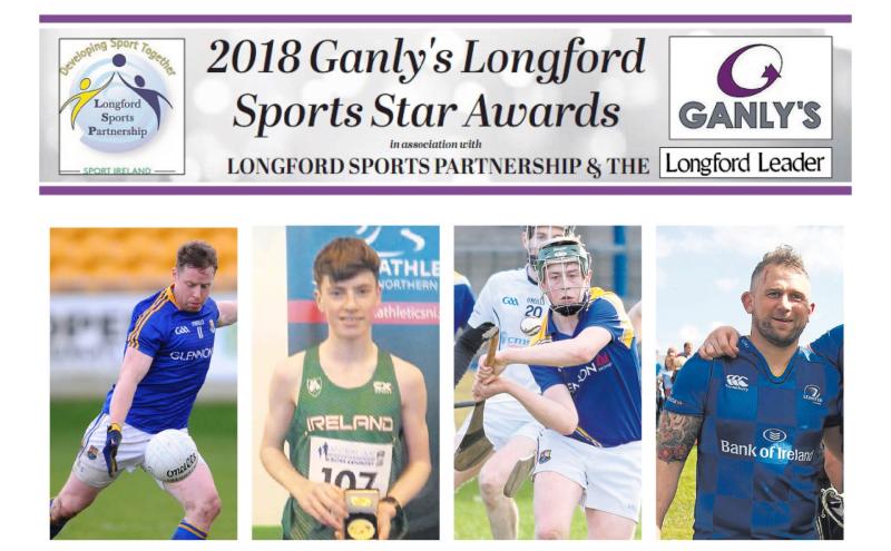 Vote for your Ganly’s Longford Sports Star of the Month Award winner
