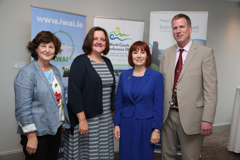 Minister Josepha Madigan  officially opens World Canals Conference in Athlone