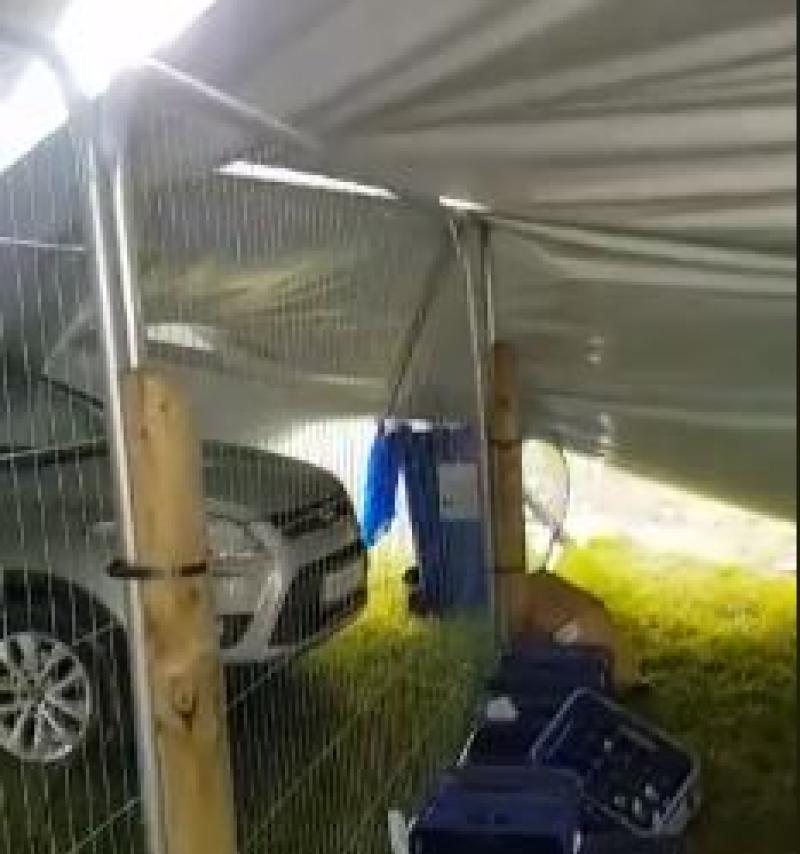 WATCH: Shocking footage shows Storm Ali damage inside Ploughing site