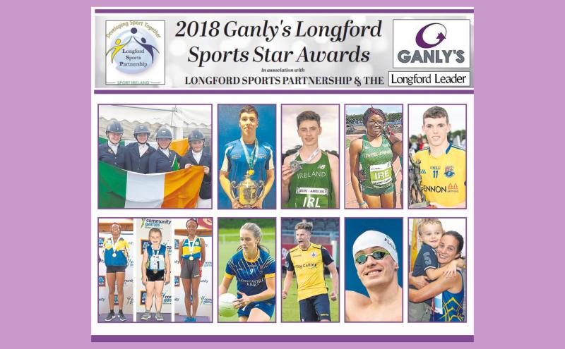 VOTE | Ten top nominees looking for your vote to become Ganly's Longford Sports Star of the Month 