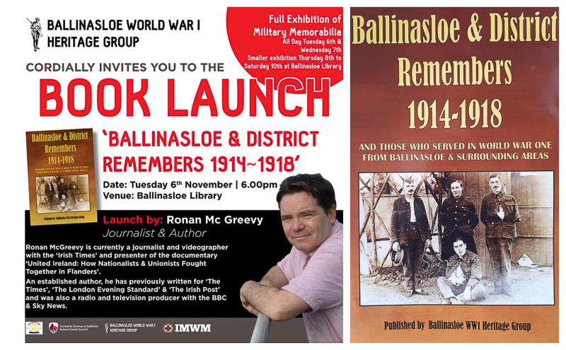 Longford to feature in new World War One book