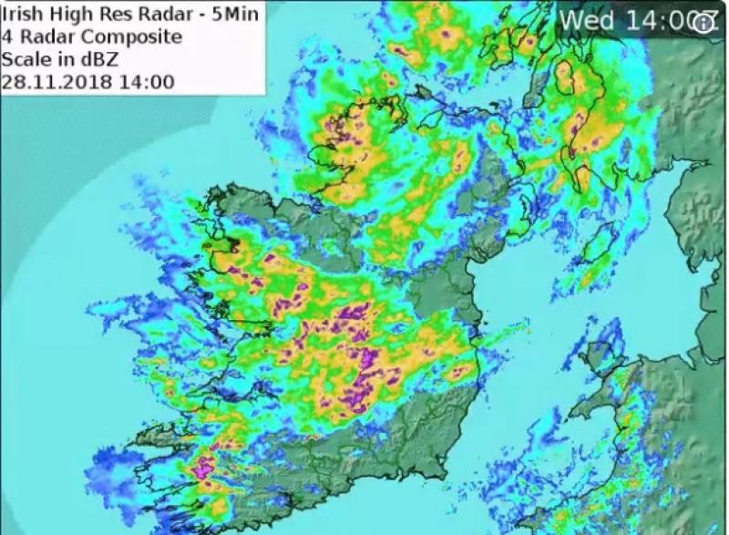 Storm Diana Met Éireann weather warning to run into rush hour