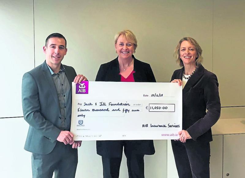 AIB Longford donate €11,050 to Jack and Jill Foundation