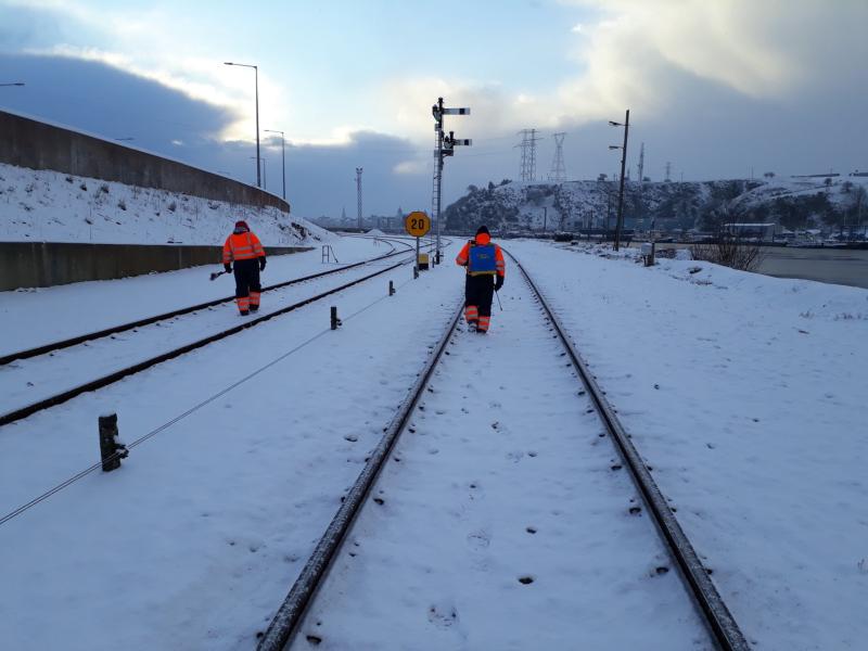 Longford rail commuters hit by delays due to snowfall