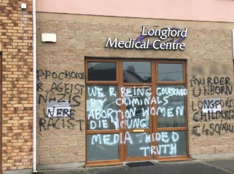 Longford Medical Centre Graffiti