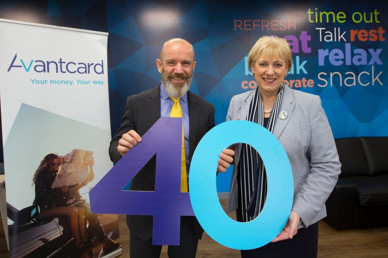 Avantcard announces 40 new jobs for Carrick-on-Shannon and Dublin offices. Minister Humphreys and Avantcard CEO Chris Paul. 