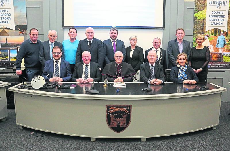 Longford County Council honours Most Reverend Bishop Higgins. Picture: Shelley Corcoran 