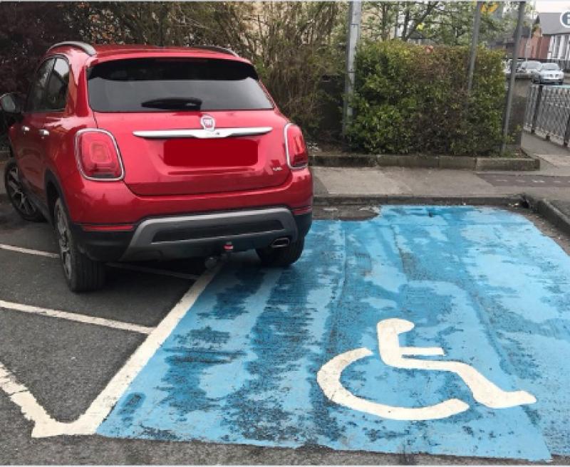 Longford driver issued FCPN for illegal use of disabled parking bay