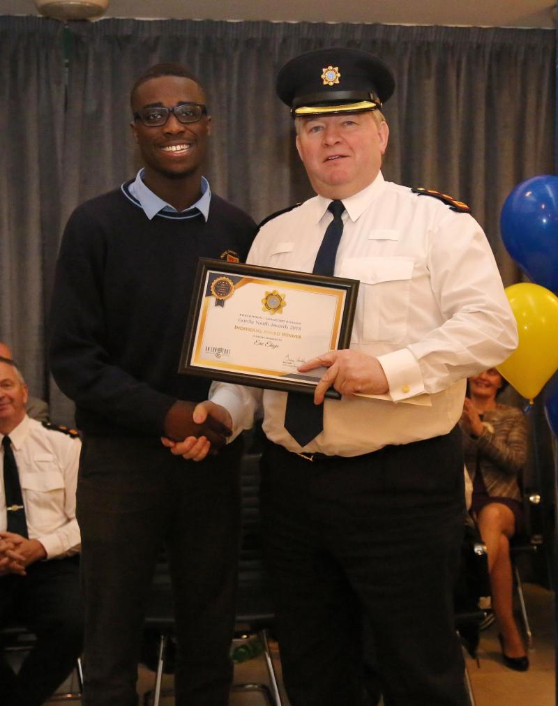 Eric Ehigie, the organiser of Mothú, pictured at the Garda Youth awards