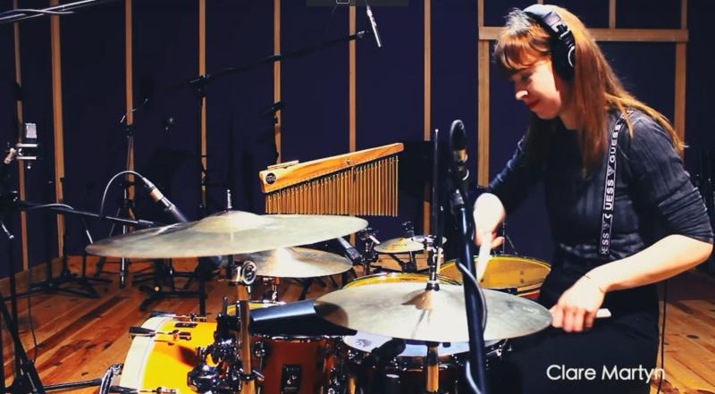 Longford's St Mel's Musical Society drummer Clare Martyn in Hit Like a Girl Contest