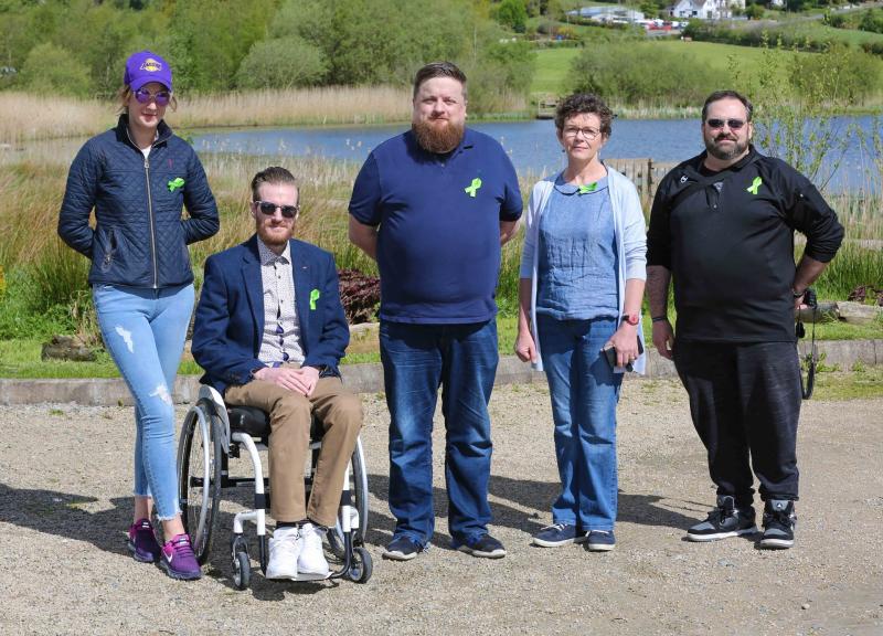 Speakers: Sinead Nora McGrath, Stevo Timothy, Shane Reid, Margaret Grant, Rick Rossiter (See Change) at the inaugural walk Photo by Shelley Corcoran