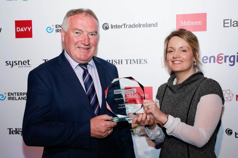 Longford's Kiernan Structural Steel land family business award