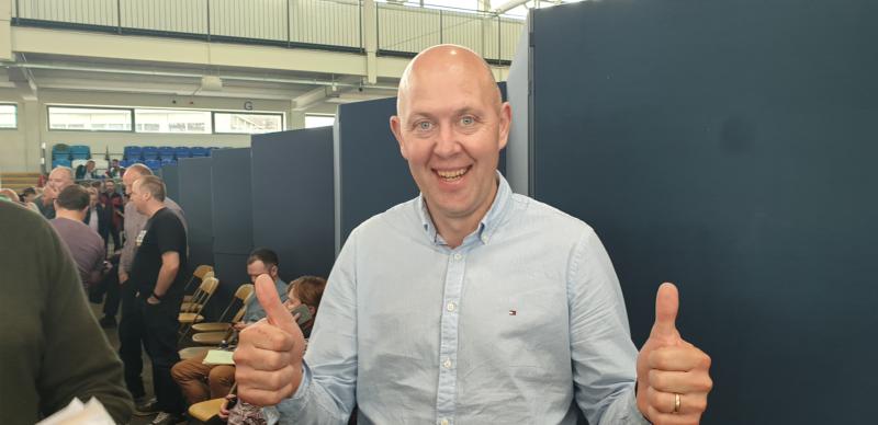 Fine Gael's Paul Ross thrilled to top the poll in Ballymahon Municipal District