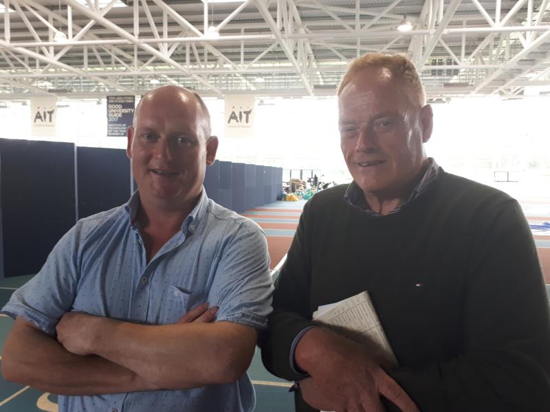 Independent candidate Turlough McGovern with former TD James Bannon