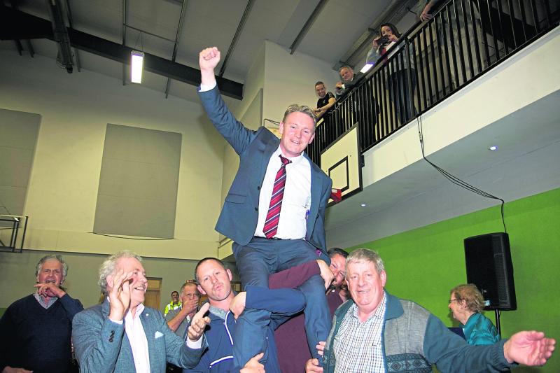 Micheál Carrigy elated upon election