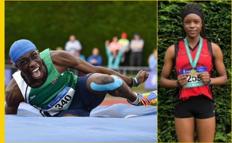 Longford's Nelvin Appiah and Funmi Talabi strike gold at All Ireland Schools’ athletics championships