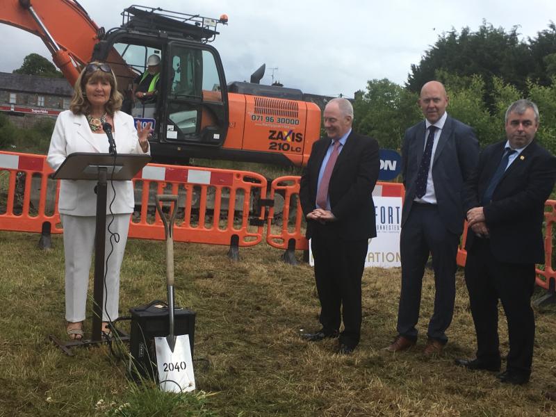 Mary Carleton Reynolds, Minister Ring, Minister Moran and Cllr Paul Ross