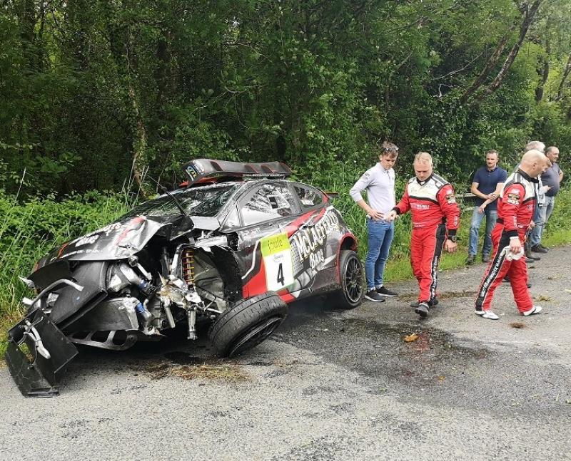 Drama as Boyles crash out of Donegal International Rally