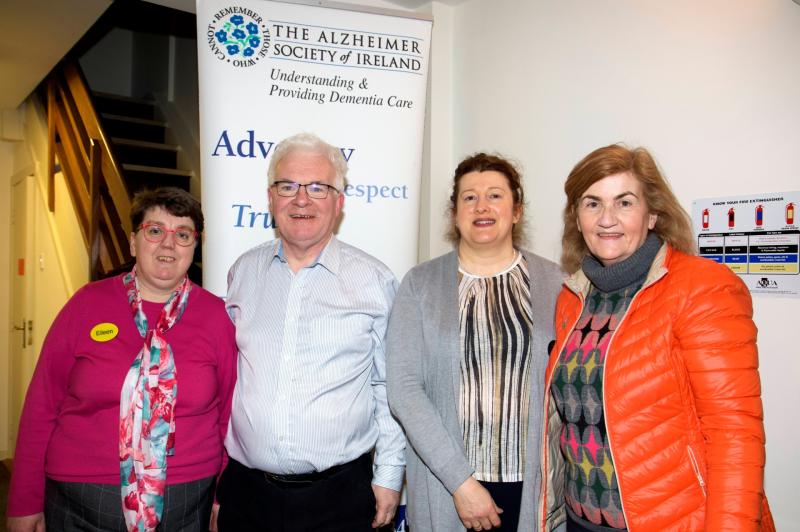 Eileen Kilbride, Gerry Farrell (last year's guest speaker), Pauline Lee and Breda Dunne.  Picture: Michelle Ghee.