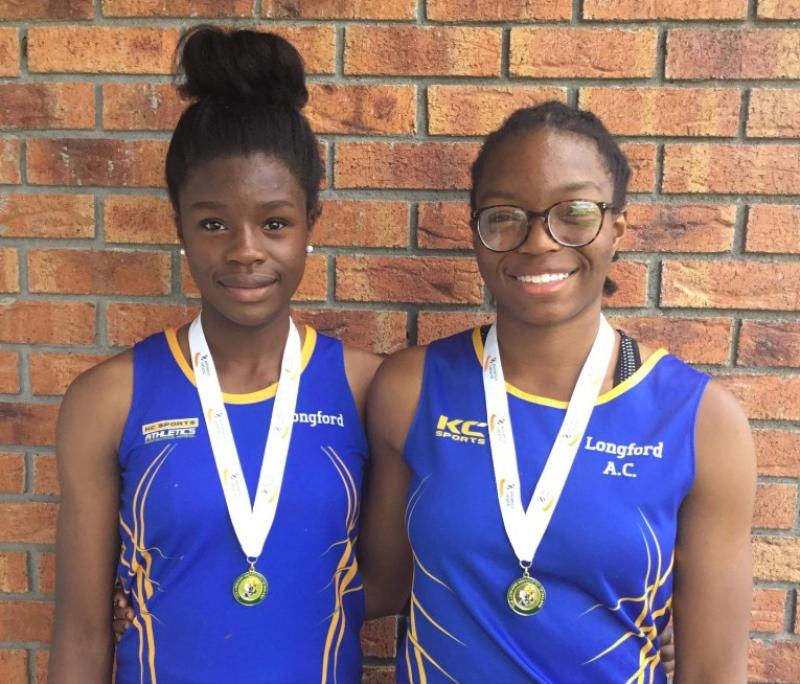 National Gold medals for Longford sprint sisters Yemi and Funmi Talabi 