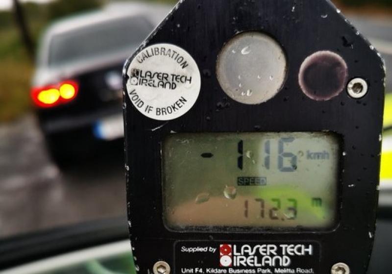 Driver in Longford  arrested and charged with driving at over twice the speed limit in treacherous conditions