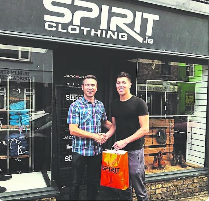 Darragh Greene pictured with Peter Dolan of Spirit Picture: Darragh Greene