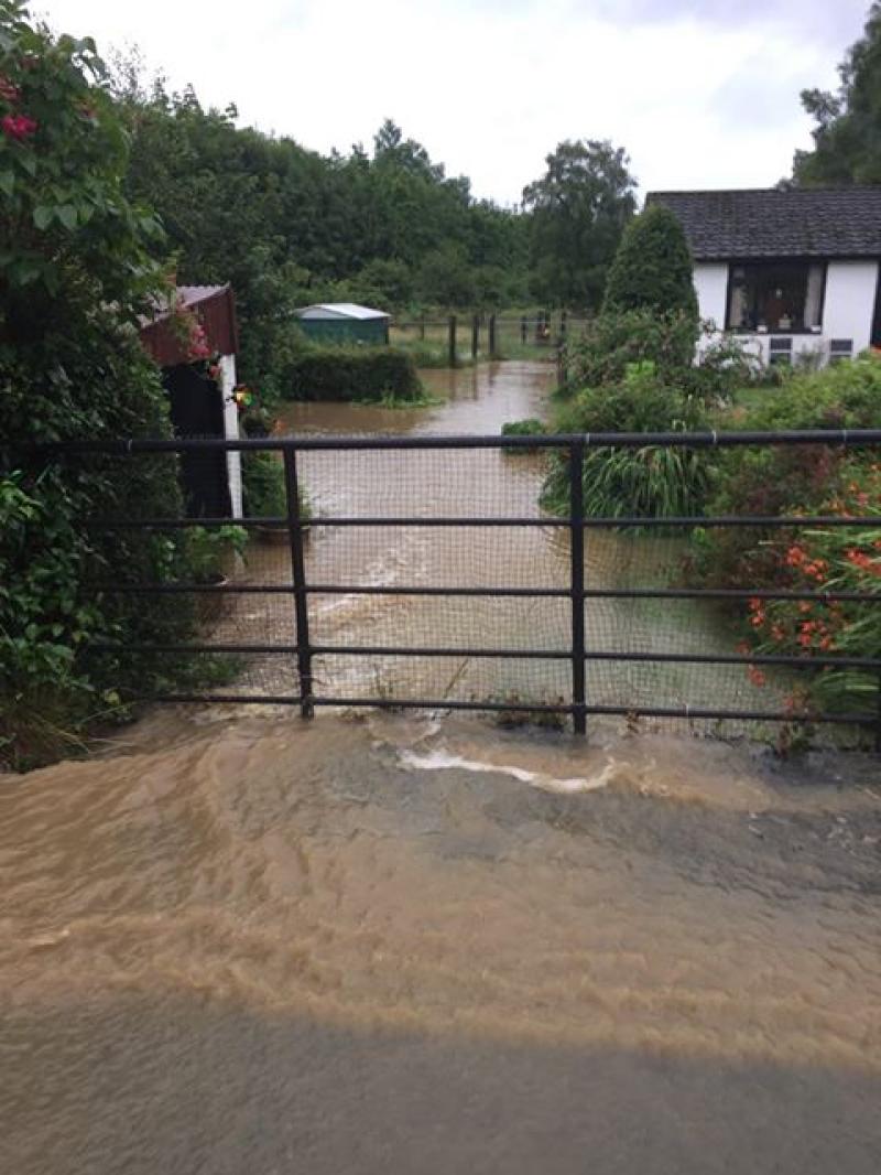 WATCH | Dangerous flash floods across Longford following torrential rainfall