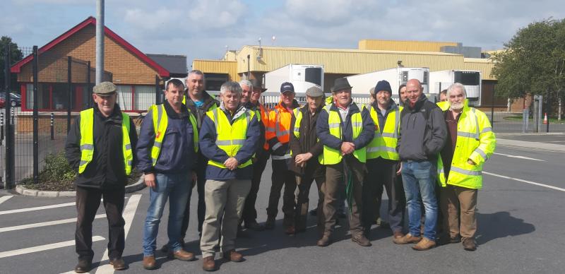 Longford farmers at Kepak Ballymahon