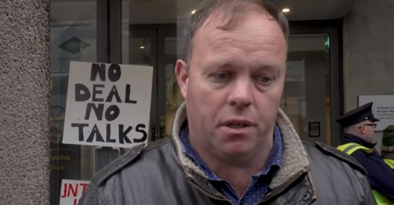 Cllr Brady at today's meeting in Dublin