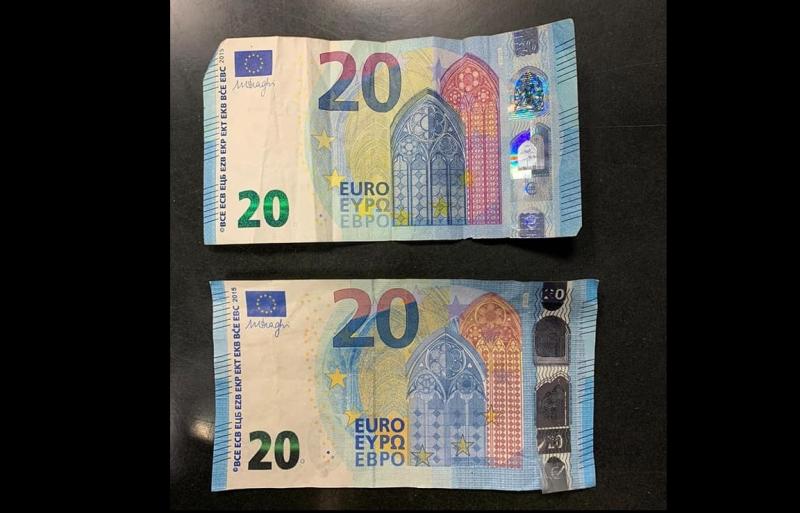 Longford Gardaí warn people to be vigilant as counterfeit €20 notes in circulation