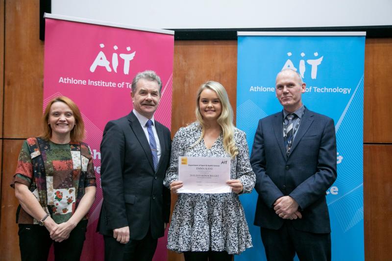 Edgeworthstown's Emma Kane recognised for outstanding academic achievement at AIT