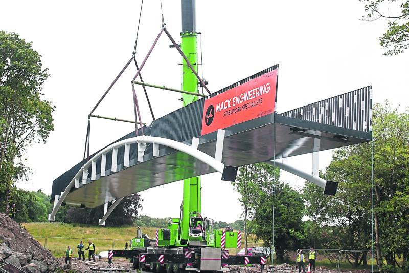 White's Bridge installed in Newcastle Woods ahead of official Center Parcs Longford Forest opening this weekend