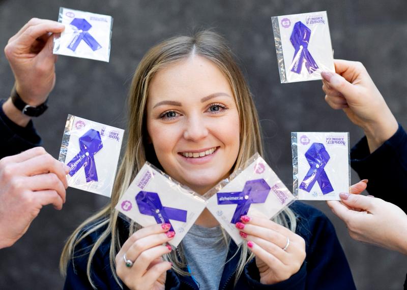 Alzheimer Society of Ireland’s annual nationwide Flag Day collection Memory Ribbon