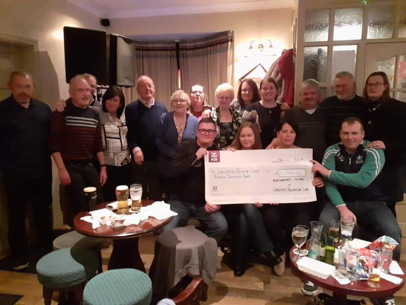 Sean Hopkins, Gerry McGowan, Mick O Reilly, Marie Tormey, Kathy Hopkins, Pam Hagan, Kathleen McVeigh, Marylin Hamilton, Samantha Tully, Dessie Roger's, Paddy Curren, and Christine McVeigh, front Trina