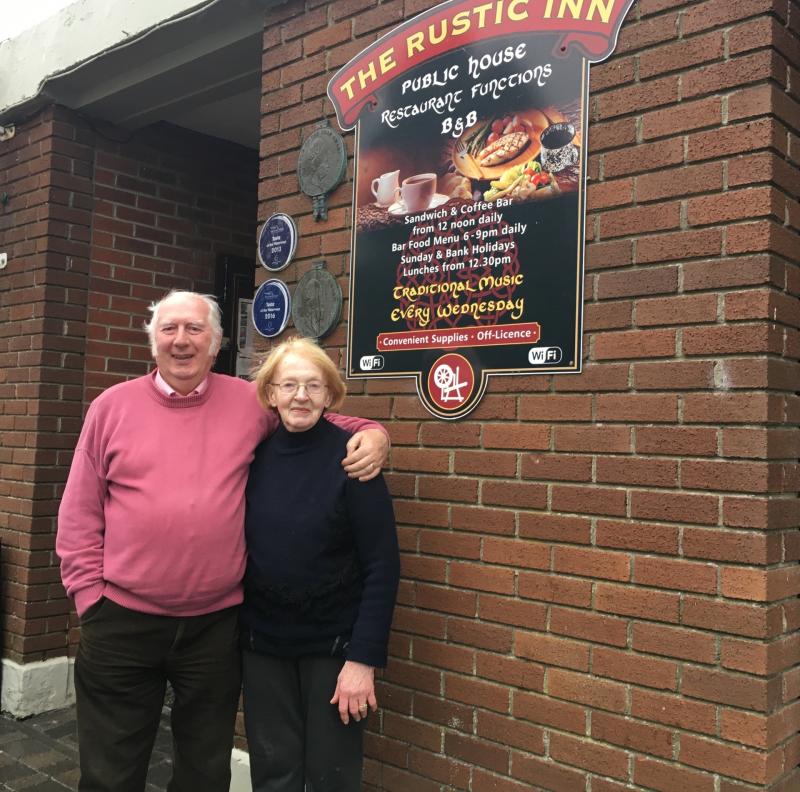 Mick Foster with Betty McGoey