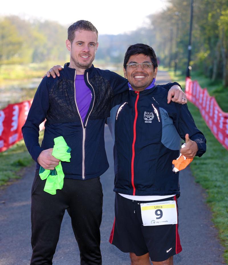 Colm Reilly and Adolfo Garcia competing in the run in 2018 Picture: Shelley Corcoran
