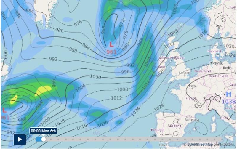 met éireann weather storm Stormy weather in Met Éireann forecast for week ahead