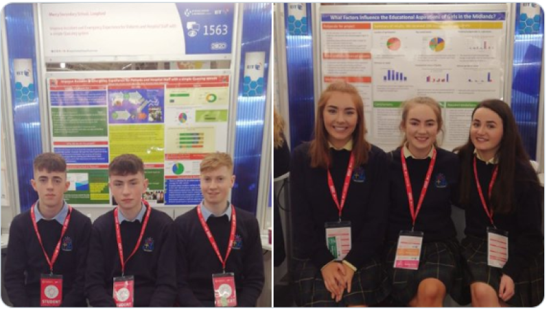 Ballymahon students win an award at BT Young Scientist and Technology Exhibition