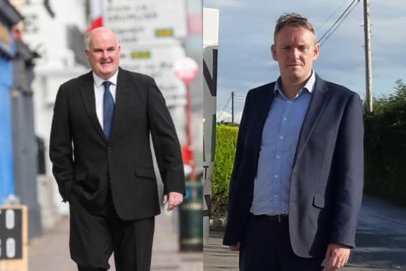 General election candidates Cllr Flaherty and Cllr Carrigy