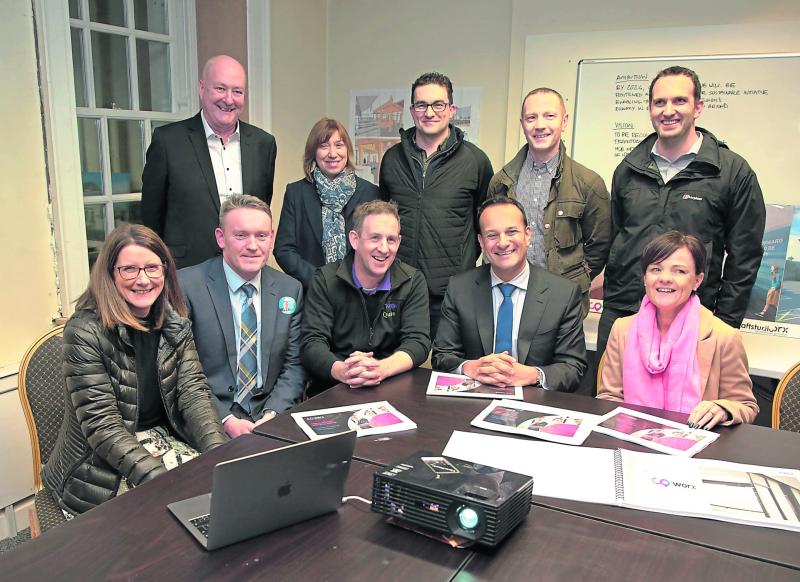Leo Varadkar visits Longford and Edgeworthstown accompanied by GE candidate Cllr Micheál Carrigy