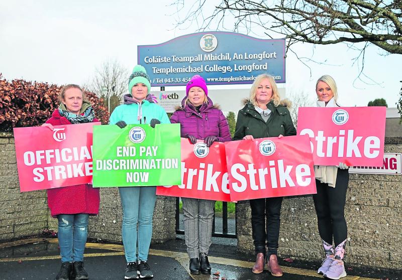 Longford schools close as teachers strike over pay