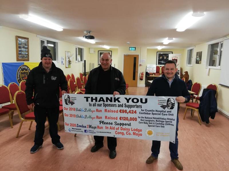 Extreme Tractor runs crew in Longford to promote London2Mayo initiative 